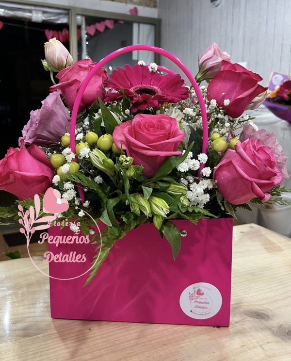 Cartera Floral ( Tamaño Grande) - Imagen 2