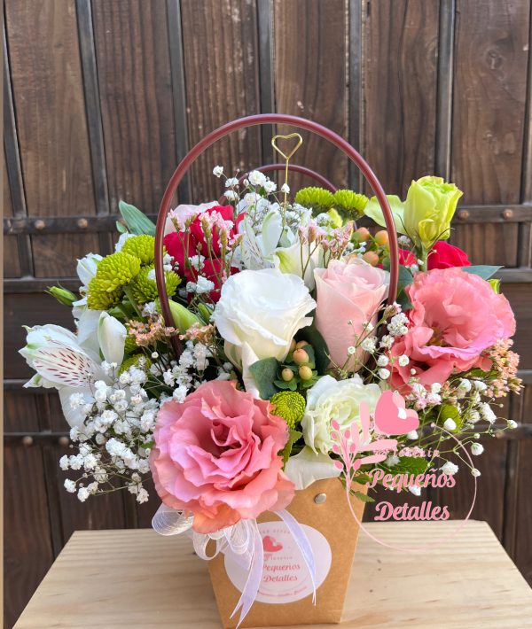 Cartera Floral ( Tamaño Mediano)