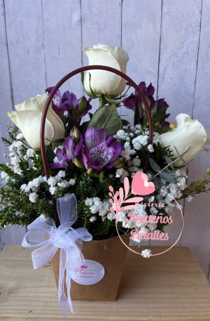 Cartera Floral "Último Adiós"