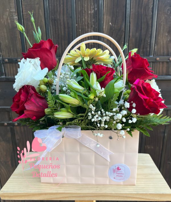 Cartera Floral ( Tamaño Grande)