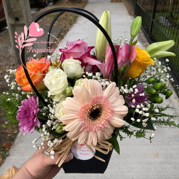 Cartera Floral ( Tamaño Mediano) - Imagen 3