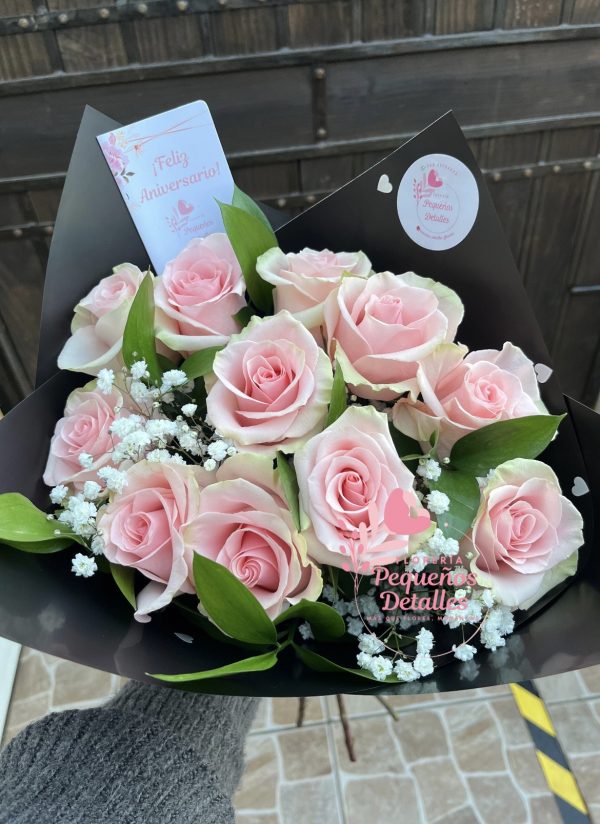 Ramo de 10 rosas - Imagen 5