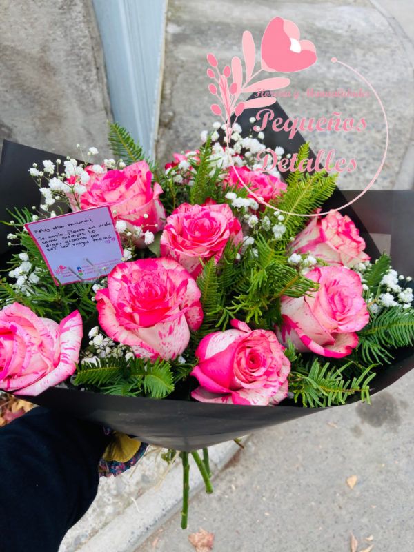 Ramo de 10 rosas - Imagen 2