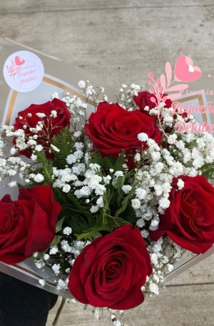 Ramo de 6 rosas