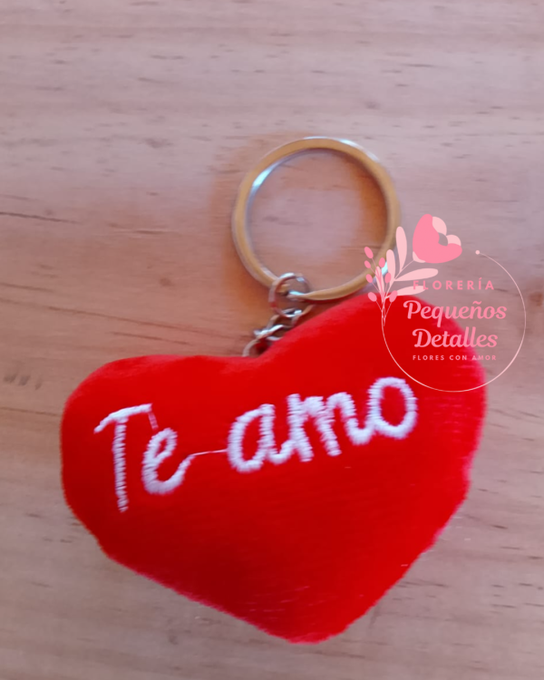 Llavero corazón "Te amo"