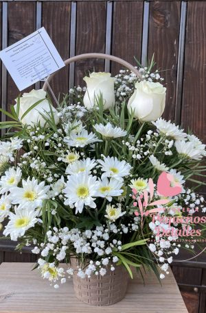Canasta Floral "Siempre Contigo"