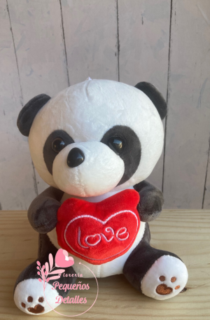 Peluche panda “te amo”