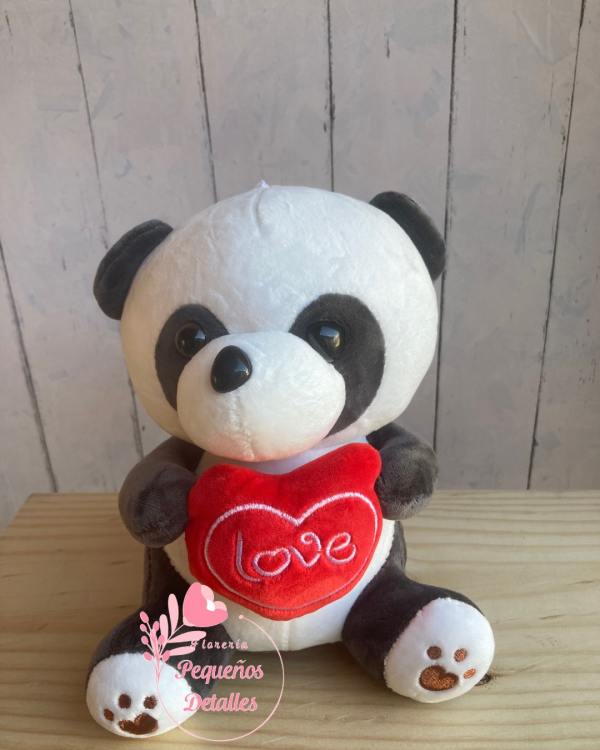 Peluche panda “te amo”
