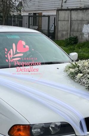 Decoración Auto boda