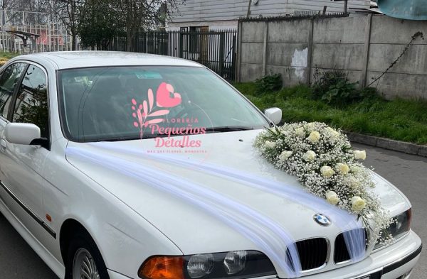 Decoración Auto boda